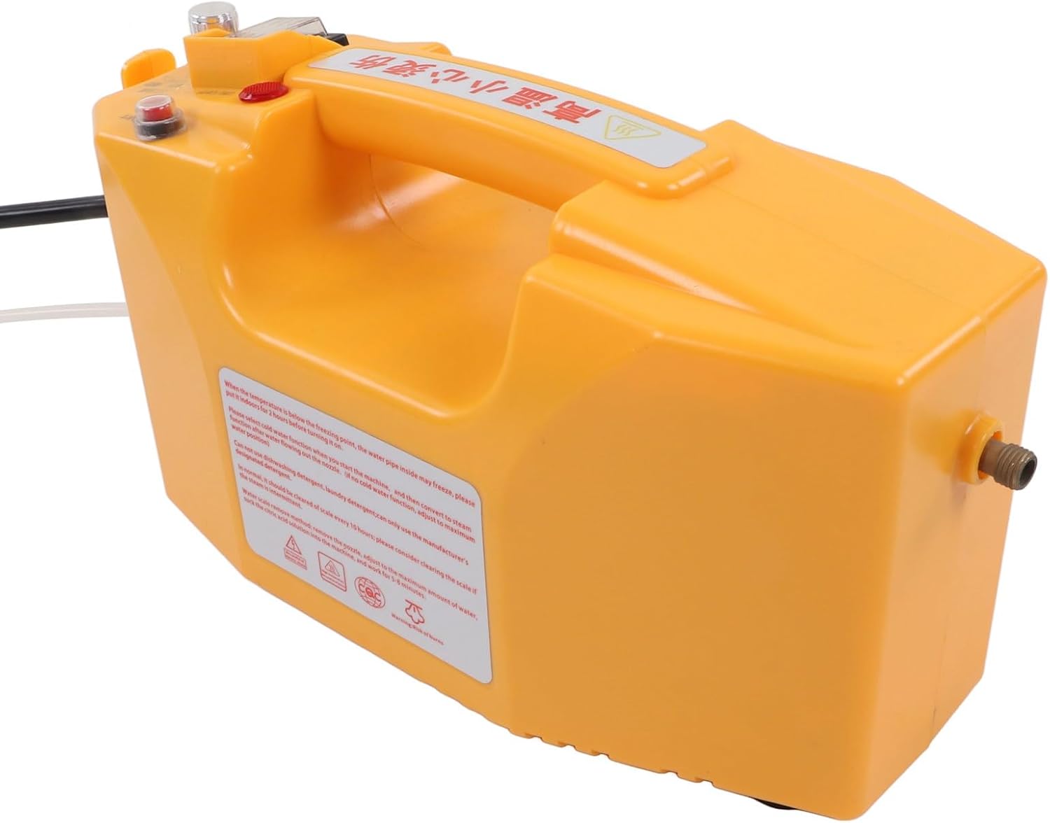 Generic 2500W Portable Handheld Steam Cleaner, High Pressure Steam Machine for Home, Car, Kitchen, with 3 Brush Heads, Fast Steaming (US Plug 110V)