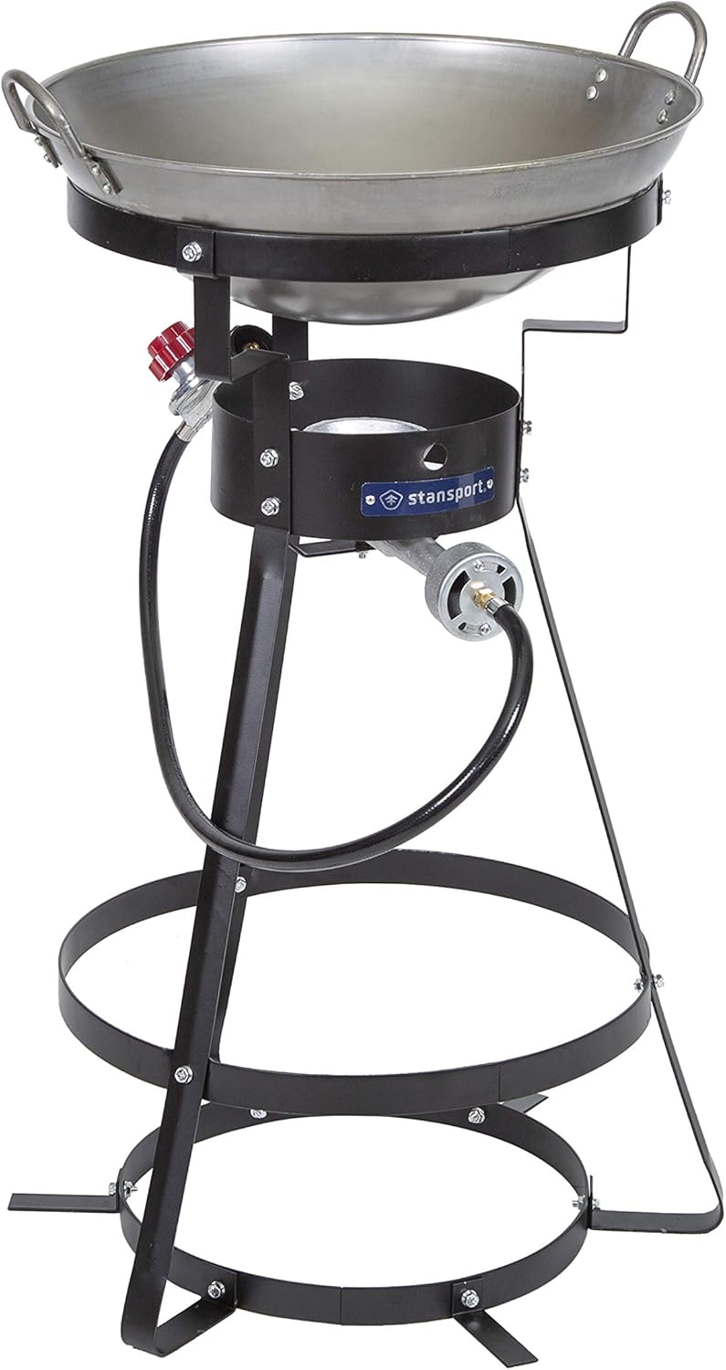 Stansport Camp Stove with Carbon Steel Wok (217-100)