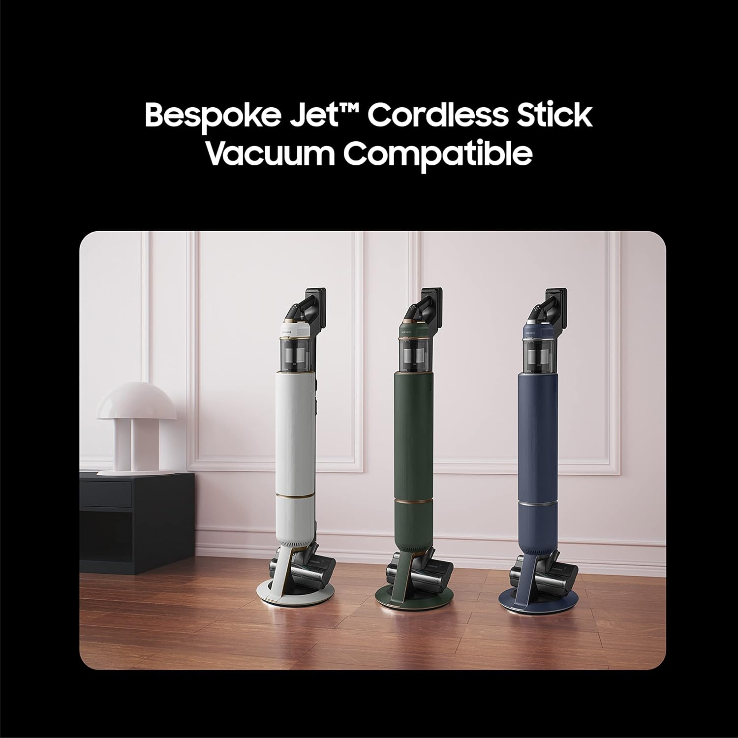 Samsung Bespoke Jet Spray Spinning Sweeper Brush Tool Accessory Part for Cordless Stick Vacuum Cleaner, Dual Spin Mop Pads for Cleaning Hard Floors, VCA-WBA95/AA