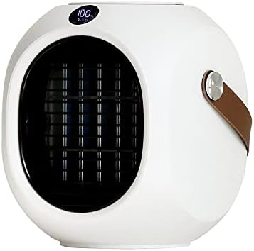 Evaporative Air Cooler, USB Small Air Conditioner, 4000 mAh Poratble Air Cooler 3 Speeds Mini Air Conditioner Poratble for Room/Desktop/Office/Camping