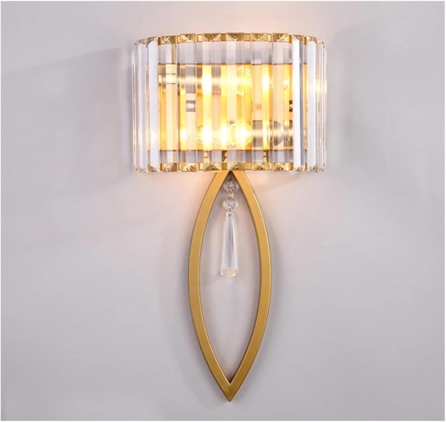 Modern Crystal LED Wall Lamp Parlor Bedroom Sconce E14 110-220V Surface Mount Aisle Lights,Household