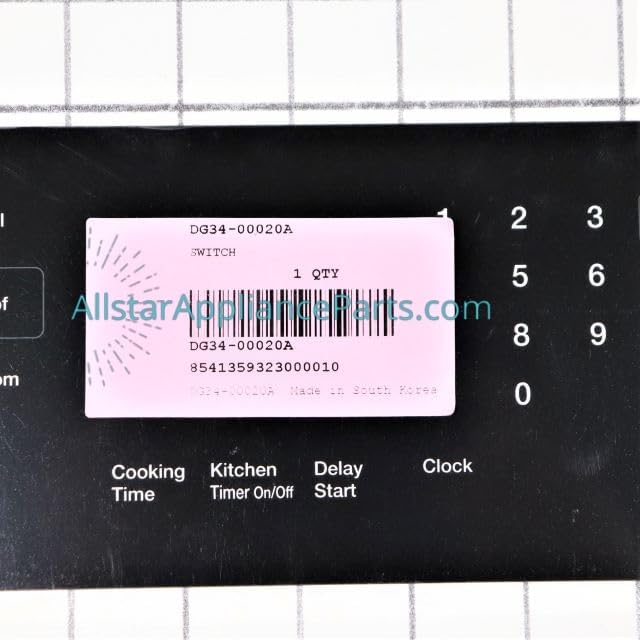 DG34-00020A Oven/Microwave Switch Touchpad