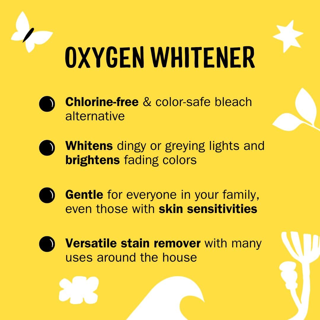 Molly's Suds Starter Pack | Includes 70 Load Natural Laundry Powder, 1 Package of Wool Dryer Balls & 1 Oxygen Whitener