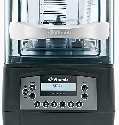 Vitamix 36019 The Quiet One On-Counter Bar Type 48 Oz Blender, black/clear