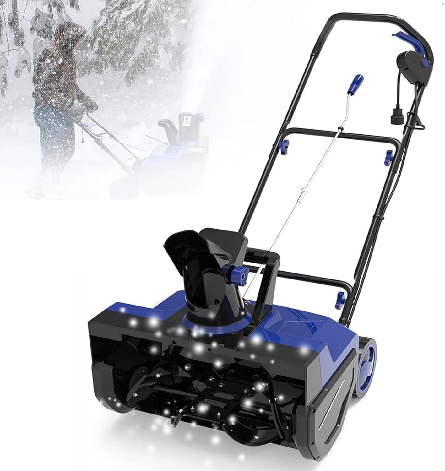 3500w Hand-Push Snow Thrower,Corded Electric Snow Blower, 22