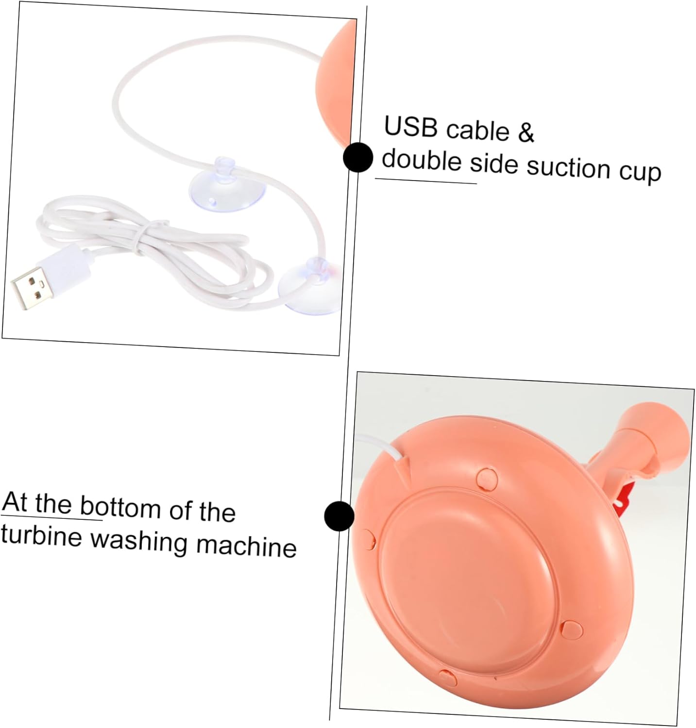 Angoily 360degree Sonic Portable Clothes Washer High-efficiency Handwash Simulation Washing Machine for Travel Camping and Home Use with Whirl Cleaning Technology