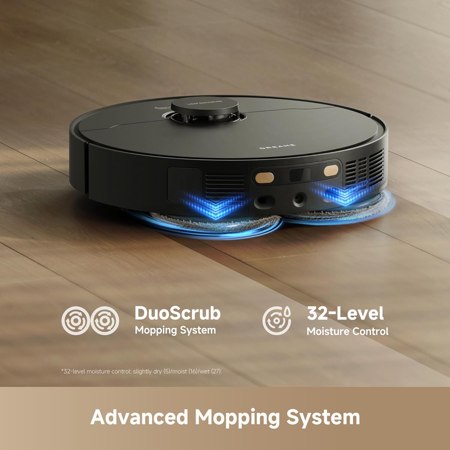DREAME L40 Ultra Gen 2 Robot Vacuum Cleaner (Black) and Automatic Cleaning Solution Dispenser Module