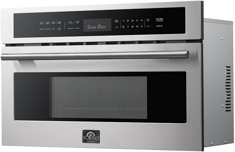 FORNO Oliena 30″ 1750 Watt Compact Oven & 1000 Watt Microwave, 1.6 cu. ft