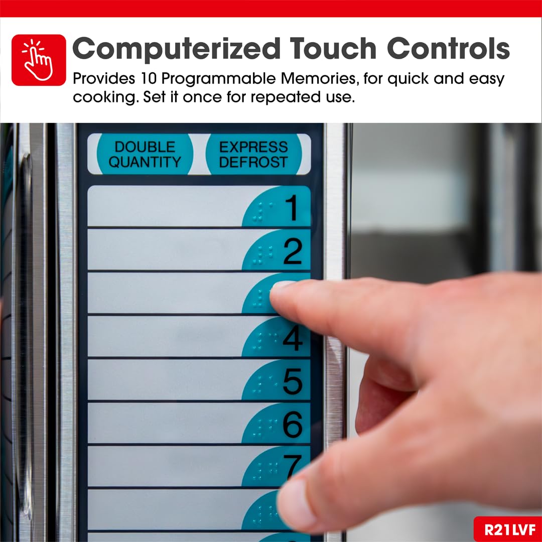 Sharp Medium-Duty Commercial Microwave Oven (15-0429) R-21LVF1 Cubic Feet