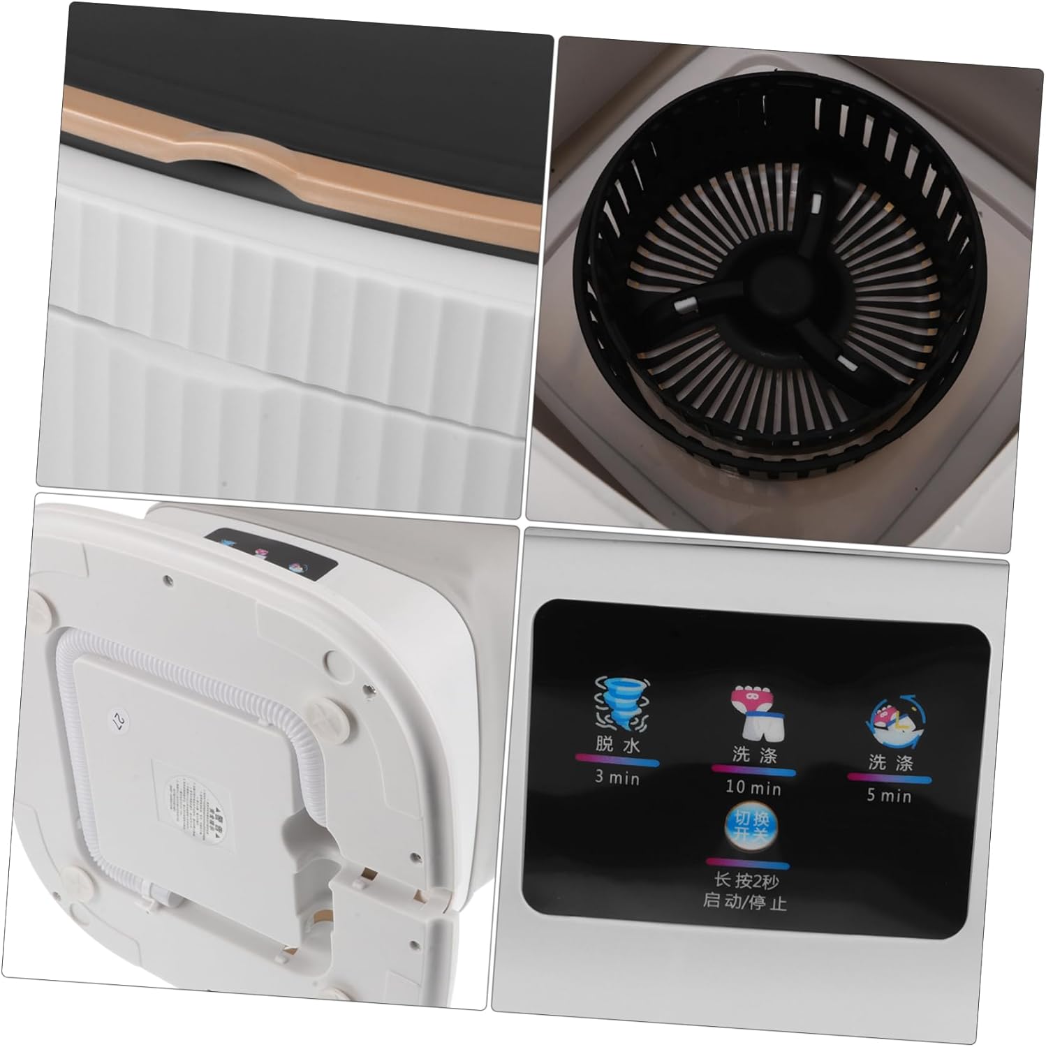 DOITOOL Portable Mini Washing Machine Washer Modes for Clothes Underclothes Socks for Apartments Travel