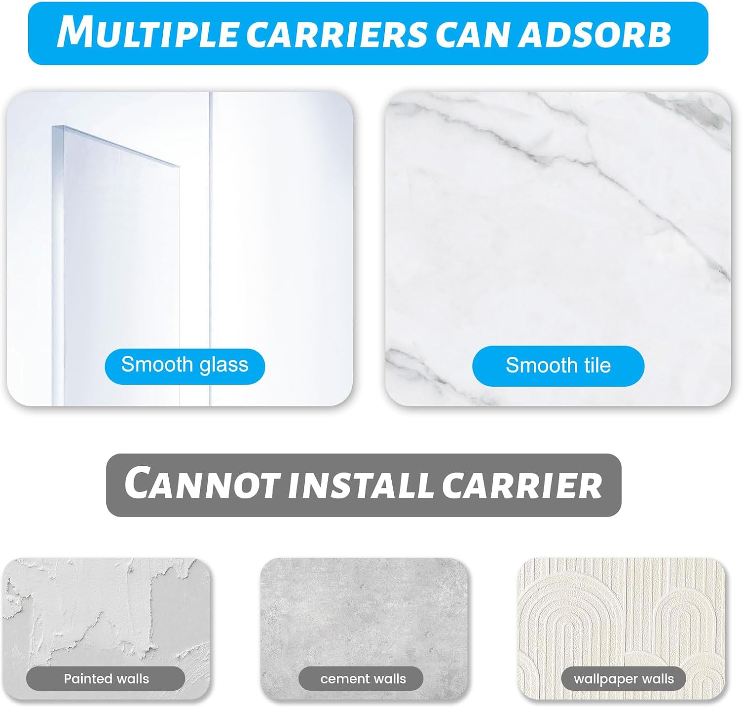 Suction Cup Drying Rack Wall Mounted, Foldable Clothes Hanger Wall Mount, Suction Cup Clothes Drying Rod, Laundry Rack Wall Mounted with 10 Hooks, Laundry Hanger Dryer Rack (2 Folds), Black