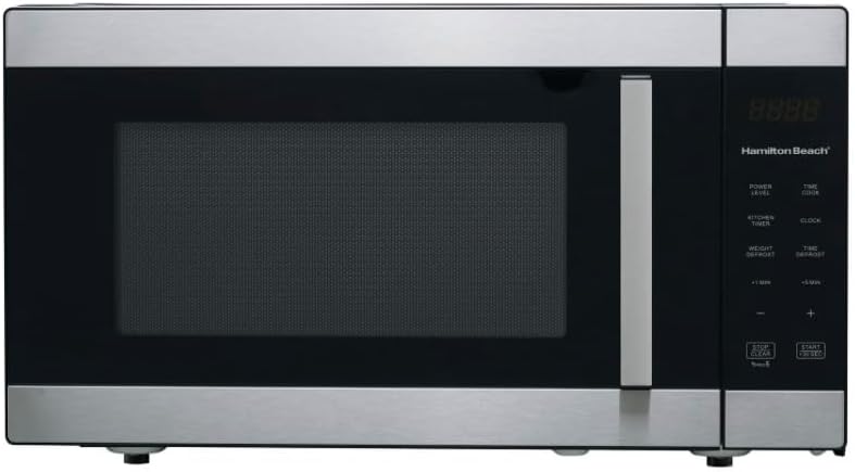 1.6 Cu ft Sensor Cook Countertop Microwave Oven in Stainless Steel, New
