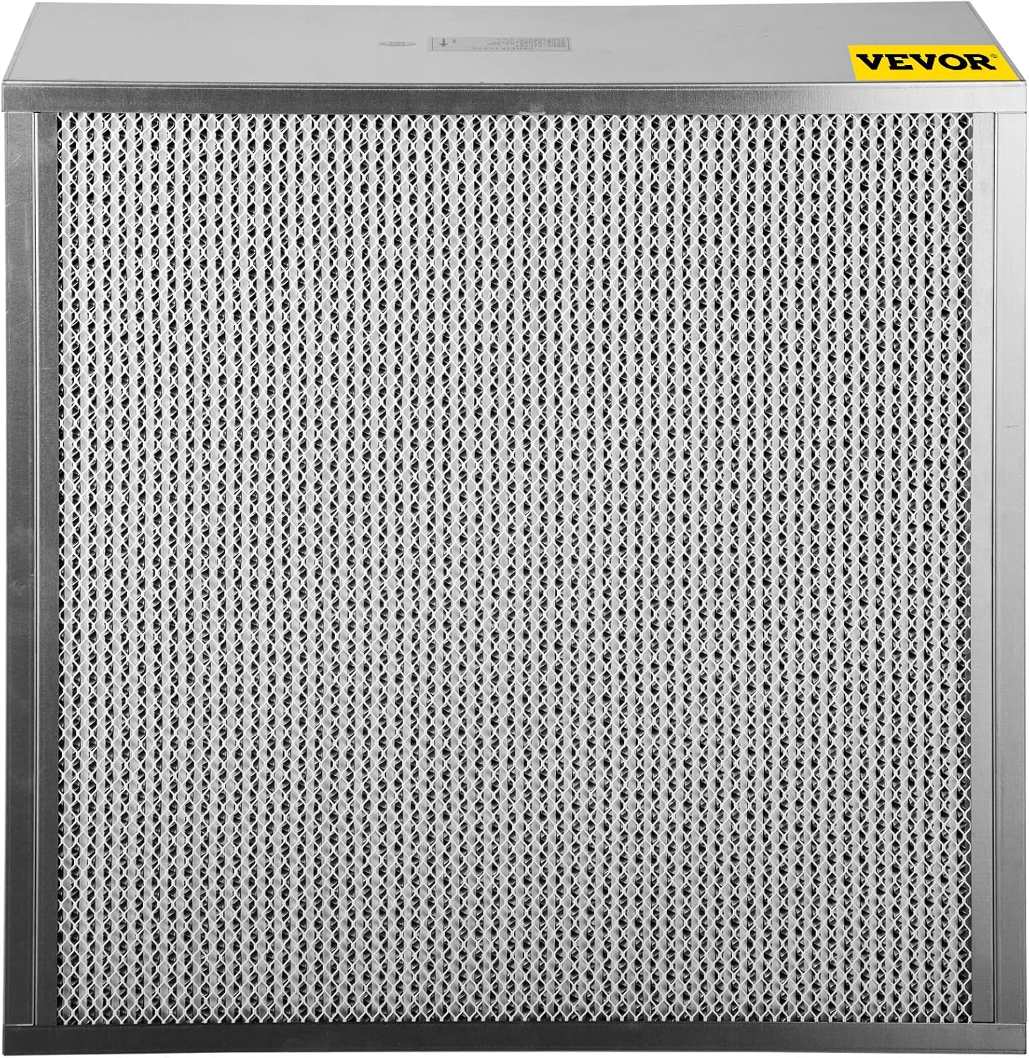VEVOR Filter Replacement, 24'' x 24'' x 11.5'' Air Purifier, HEPA Pleated Air Scrubber, Air Filter Replacement with Galvanized Frame, 99.97% Standard Filter Compatible for HEPA Filter Novair 2000