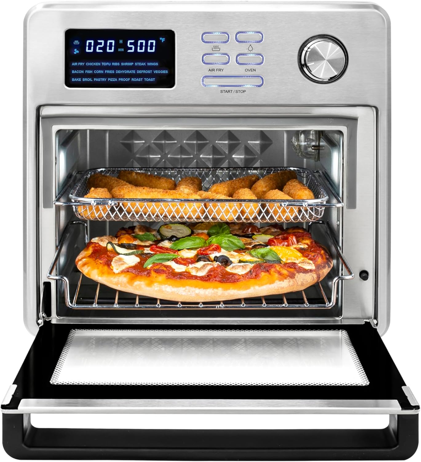 Kalorik MAXX 16 Quart Digital Air Fryer Oven, in Stainless Steel (AFO 47797 SS)