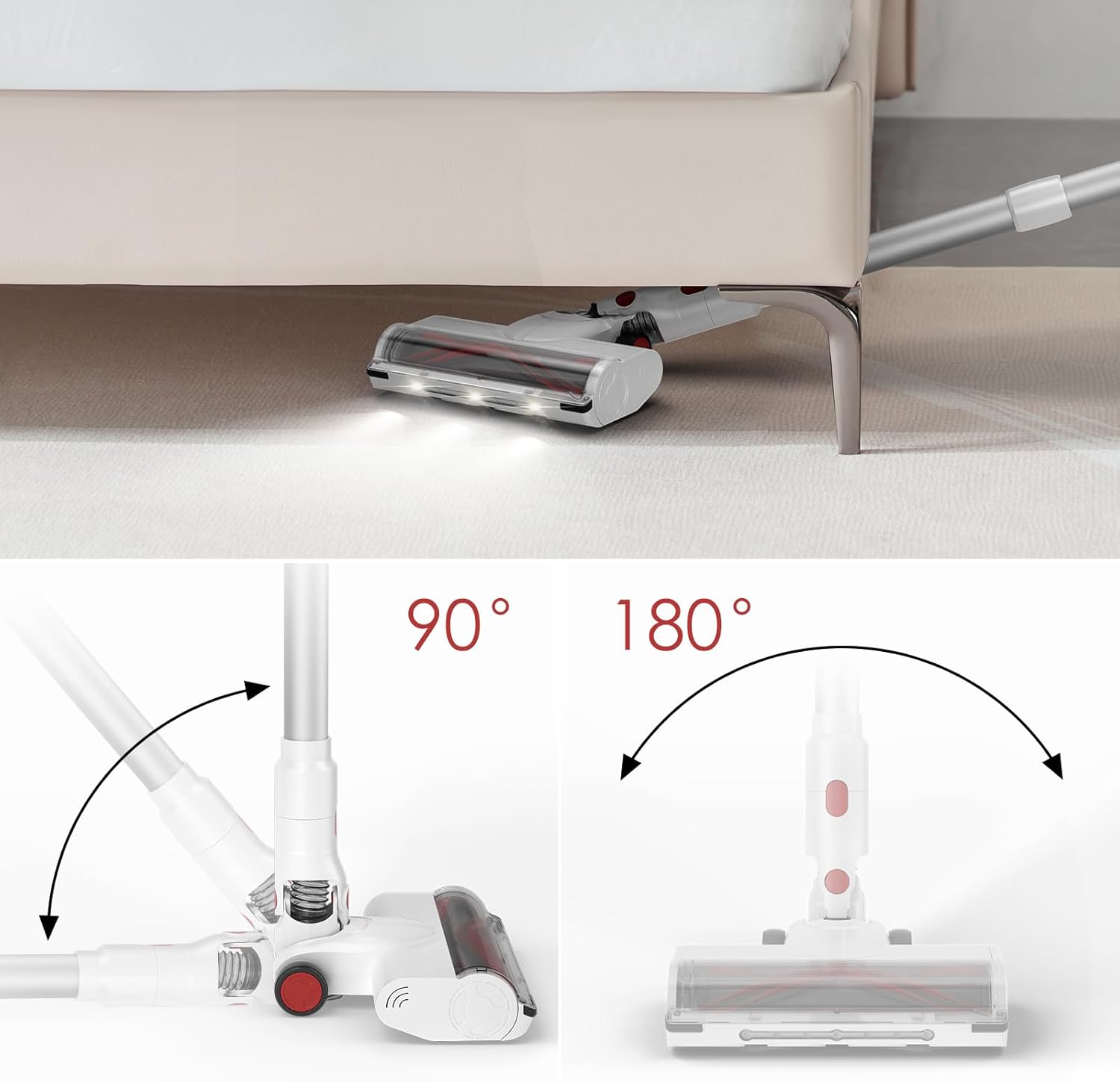 Vacuum Cleaner, Cordless Stick Vacuum Cleaner for Home