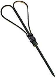 PacknWood 209BBFOTSY10 3.94 in. Fotsy Black Bamboo Skewer with Looped Heart Design44; Pack of 2000