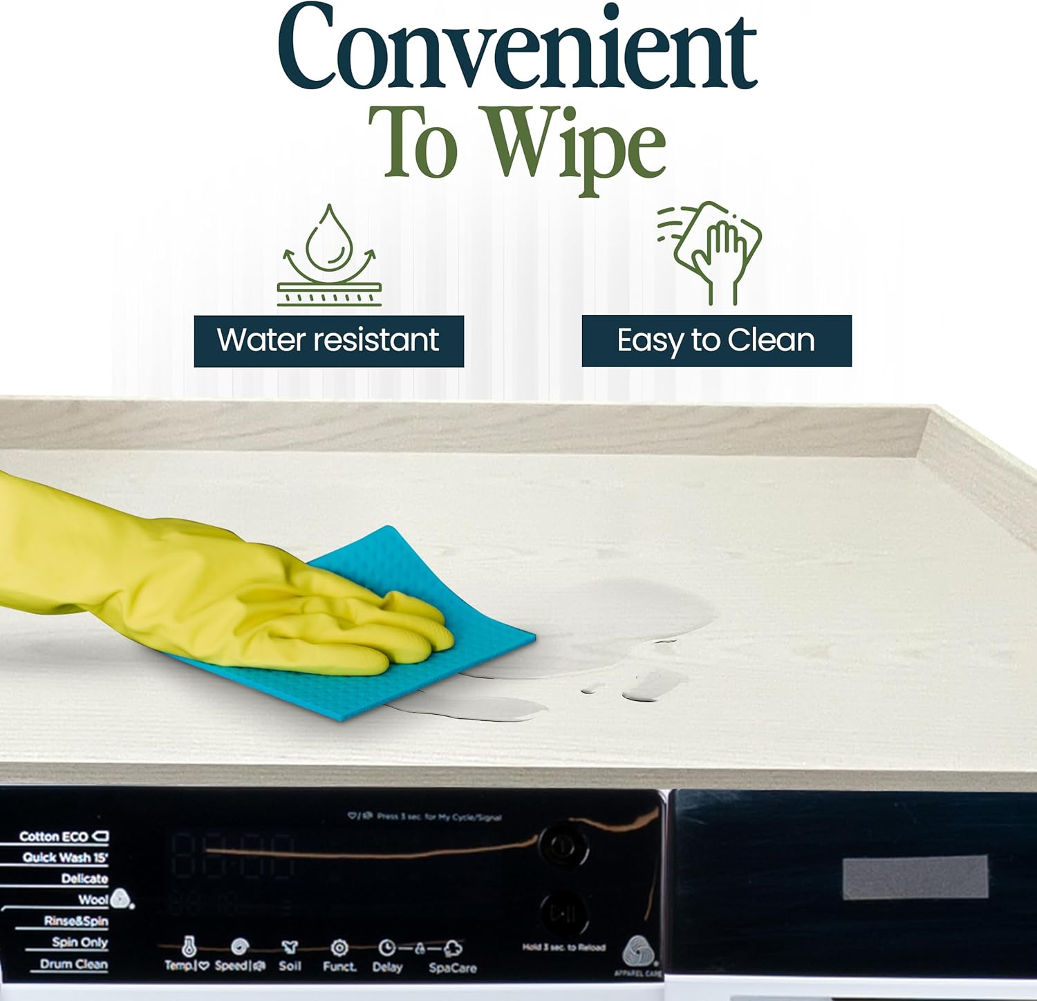 Washer and Dryer Countertop with Non-Slip Mat - 54