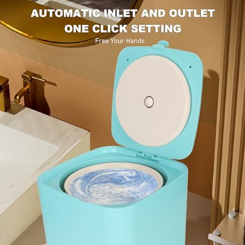 Portable Mini Washing Machine with Spin Dryer, 7L Compact Automatic Washer for Apartments, Dorms, RVs, Baby Clothes, Underwear, Socks