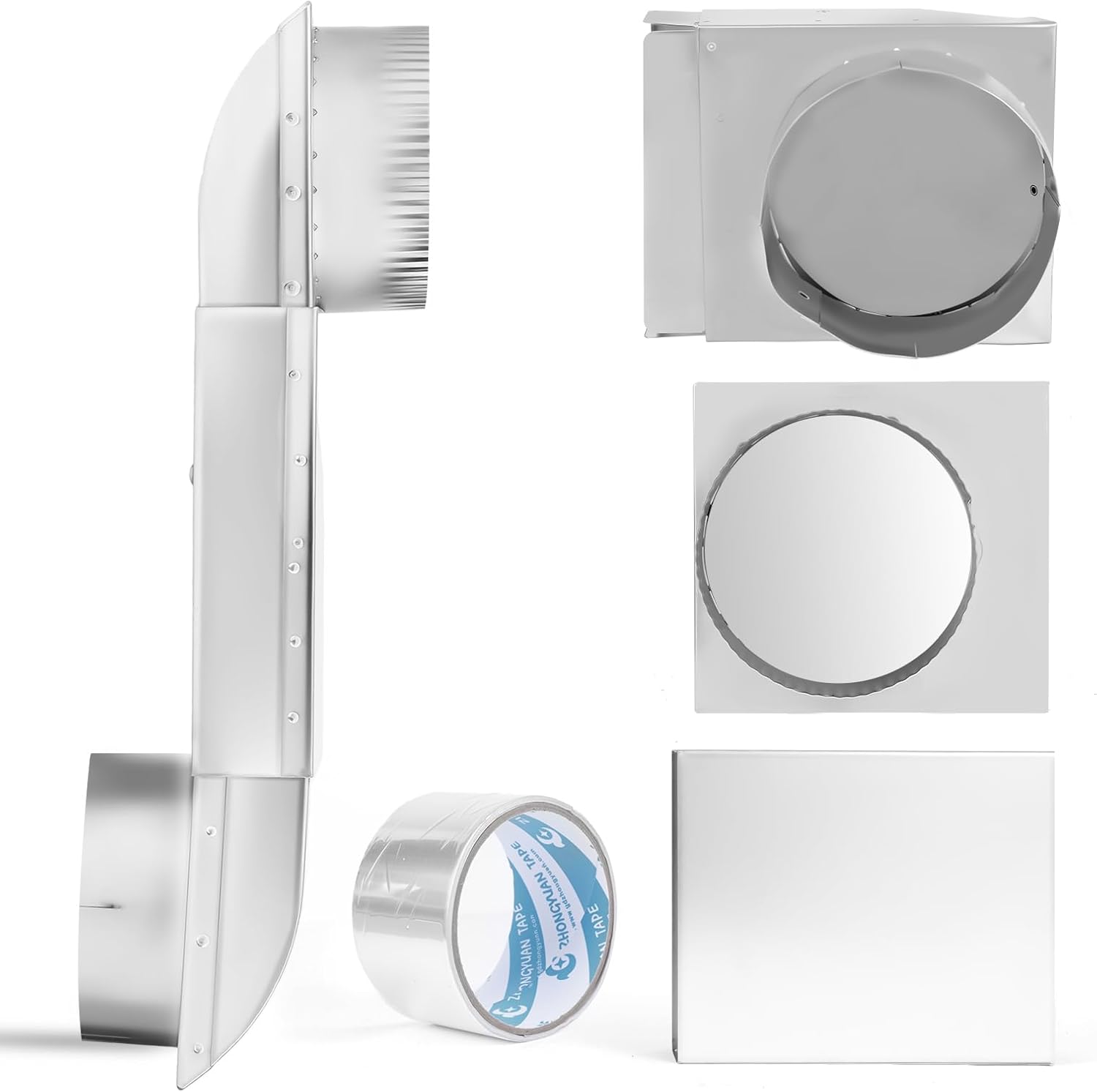 Upgraded Stainless Steel Telescoping Dryer Vent Kit for Whirlpool OEM - 6.5