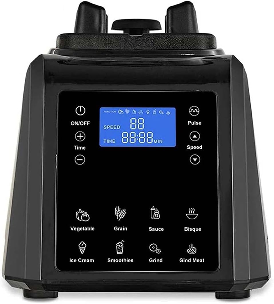 Fruit Juicer, Automatic Digital Touch Screen 3HP BPA Free 2L Professional Blender Juicer High Power Food Processor Green Fruit Smoothie Home