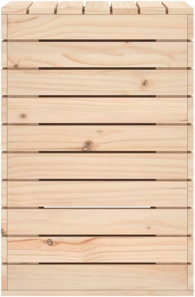 Solid Wood Laundry Basket, Wooden Laundry Hamper, Wood Clothes Laundry Basket, 17.3