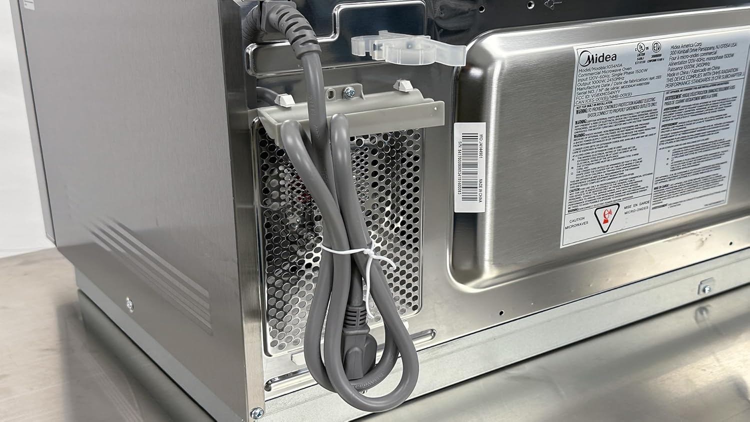 Commercial Microwave Oven, ETL 1000w 1.2 cu.ft. Countertop