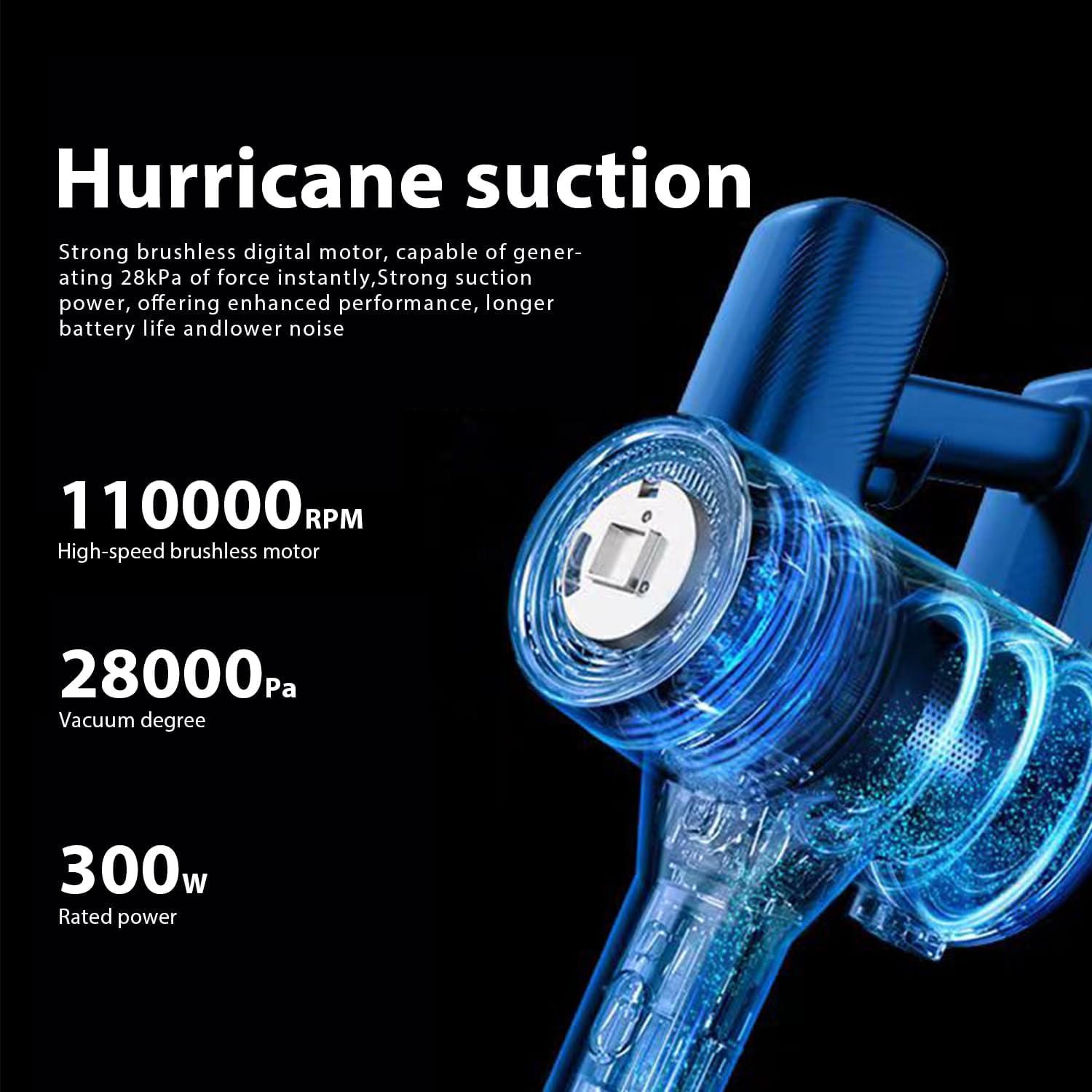 VEAVON 6-in-1 Cordless Stick Vacuum for Home 28KPa Suction of Green Laser Dust Reveal, 45min Runtime for All Floors VEAVON