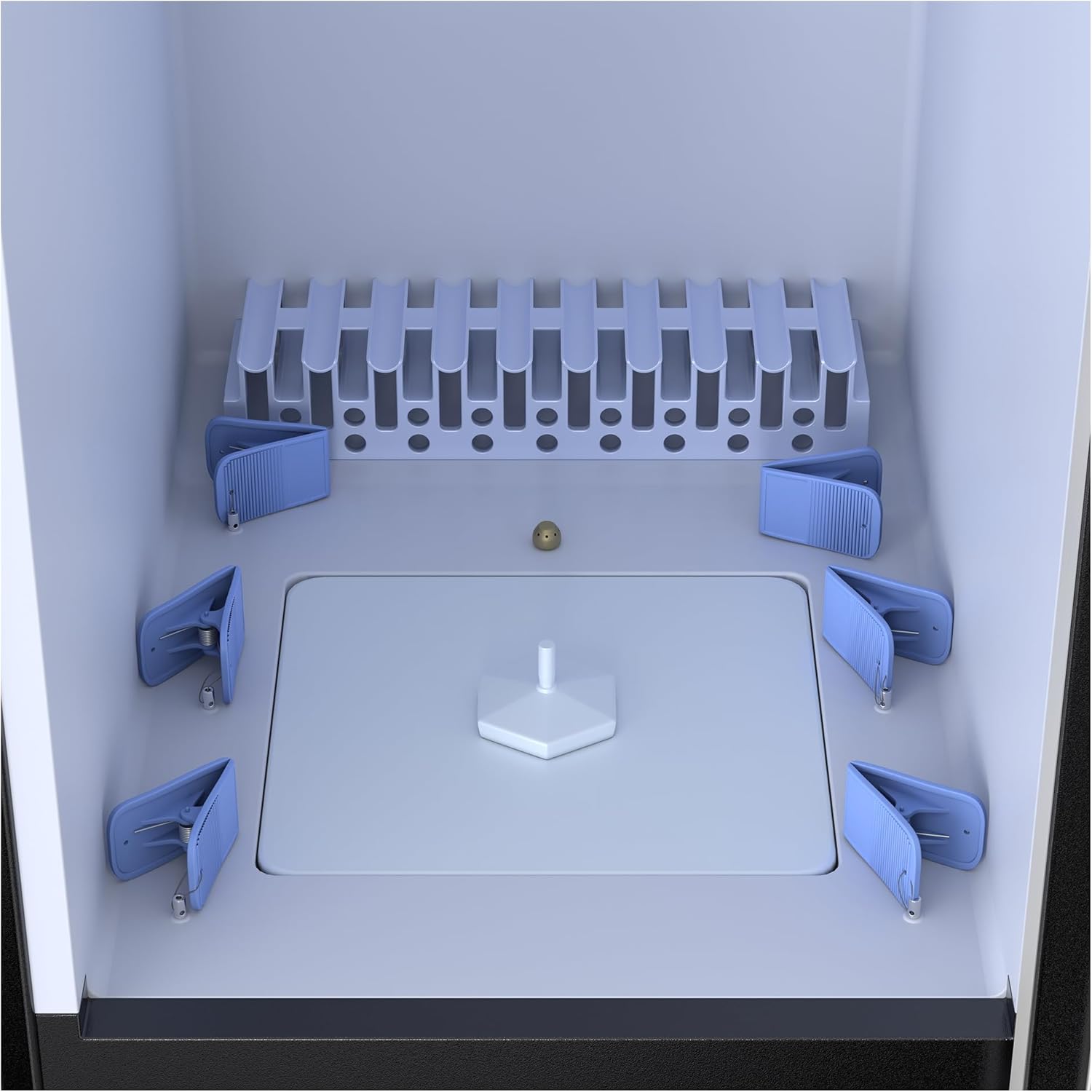 Equator 7.6cf Smart Steam Dryer Closet 4 Moving Hangers Quick20 Refresh Wrinkle Free in Black