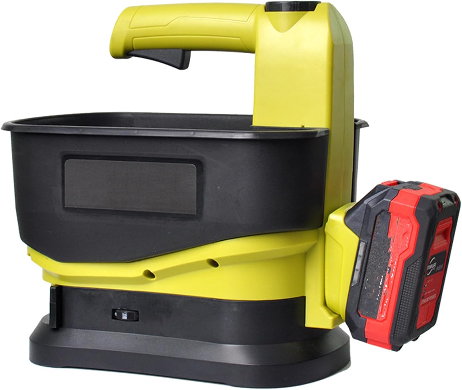 Spreader, 5.5L Large Capacity, 6-Level Adjustment Speed, Used for Seeds, Salt, Fertilizer, Feed