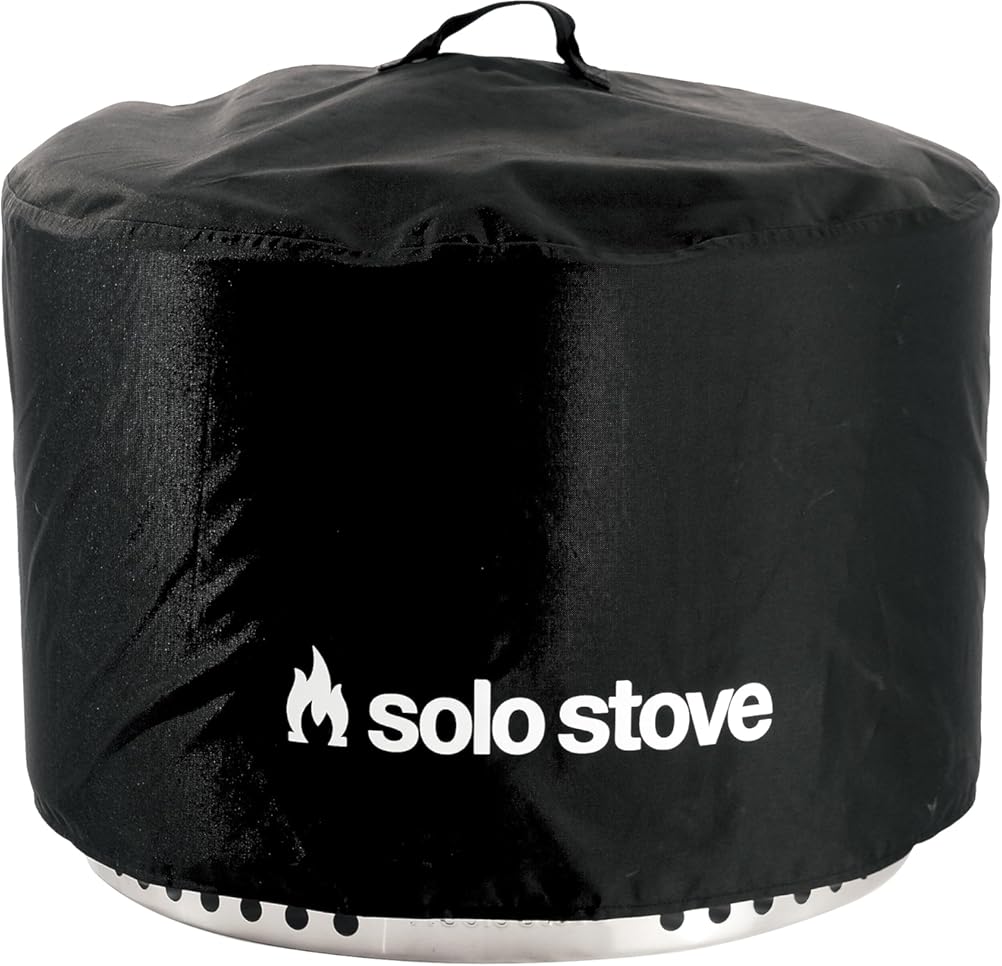 Solo Stove Yukon Shelter - Weather-Resistant Round Cover for Solo Stove Yukon Fire Pit and Accessories - PVC-Coated Polyester with Aluminum Reinforcement - Waterproof Year-Round Protection