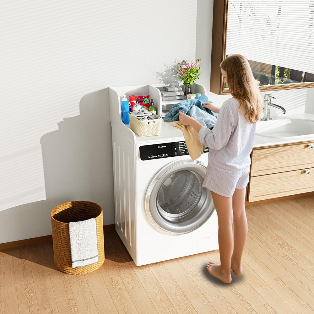 2 Tier Washer Dryer Countertop with Shelf, 27.5