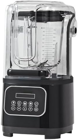 Professional with Shield, Commercial Countertop, 68 oz Combo, Stainless Steel 9 Speed & 5 Functions, for Shakes, Smoothies, Peree, and Crush Ice, Black