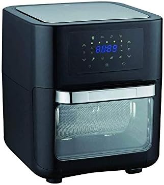 10.6Qt Digital Air Fryer, Toaster Oven & Oilless Cooker, 1700W, LED Touchscreen, Non-Stick Detachable Basket, 10-in-1 Countertop Oven with Dehydrator & Rotisserie,6 Accessories