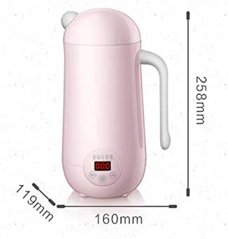 Mini Soymilk Machine Portable Soy Milk Rice Paste Maker Electric Juicer Blender Food Grinding Heating Processor 350ml(black-JoJo's Bizarre Adventure1)