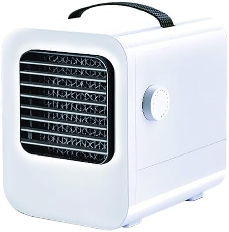 Personal Evaporative Air Cooler, Portable Air Conditioners with 0.13Gal Water Tank, 3 Wind Speeds, Small Swamp Cooler for Room Bedroom Office