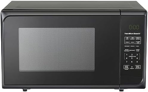 Compact 900W Gloss Black Microwave Oven - 0.9 cu ft Countertop Design for Efficient Cooking, Ideal for Home, Office & Small Spaces - EM925A2CE-P1