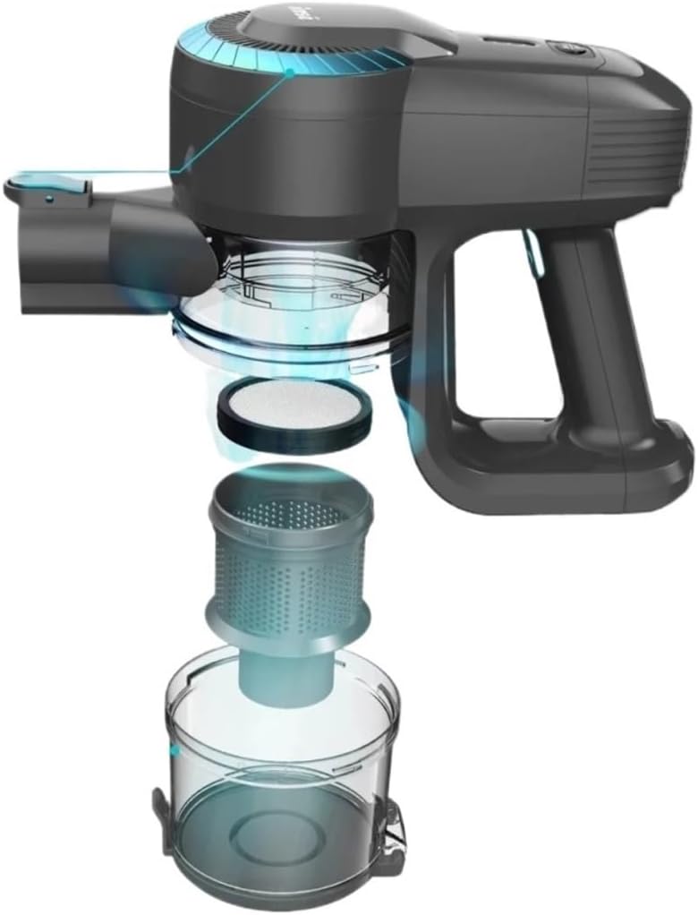 Cordless Vacuum Cleaner 20Kpa Ultra 6 in 1 Lightweight Stick Vacuum Powerful Handheld Vacuum Cleaners Compatible with INSE N370(N370 Green)