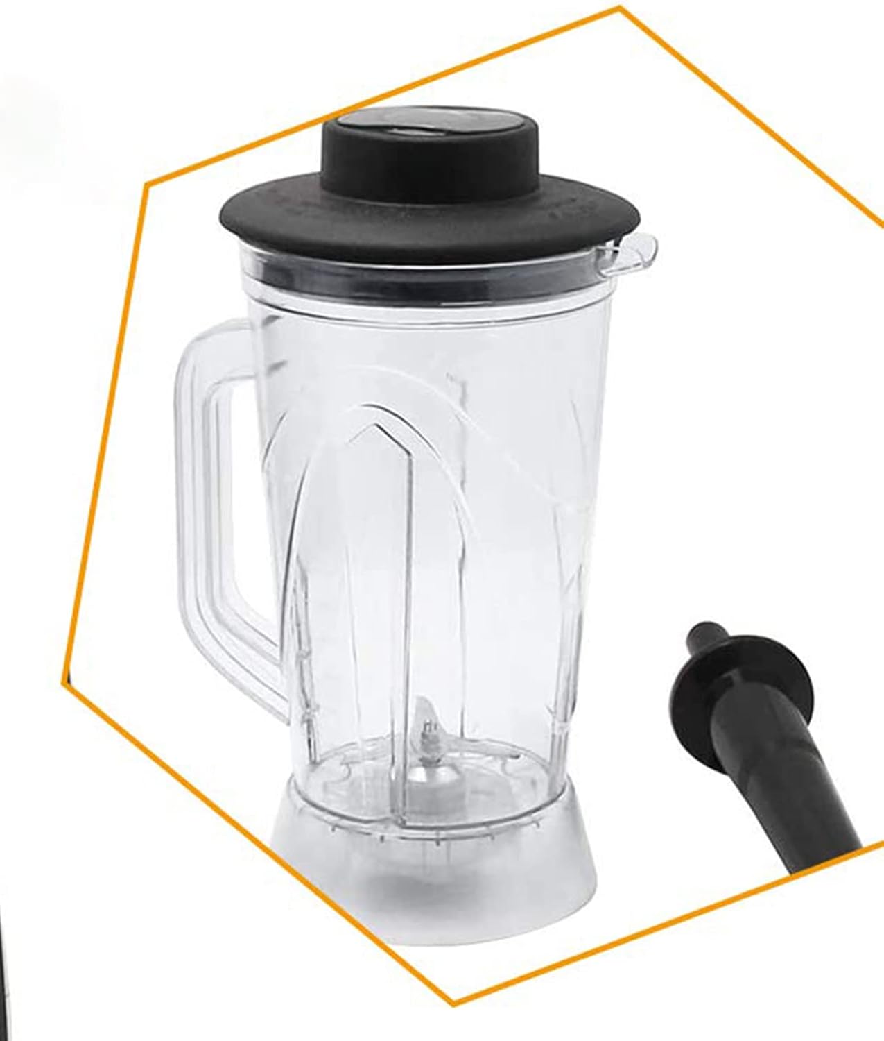 Huanyu Countertop Blender 130 oz 2800W with Speed Control Low Noise for Fruit Smoothie Ice Soy Milk Hot Soups Frozen Desserts Crush Mix Home Commercial G7400 3.9L (110V US Plug)