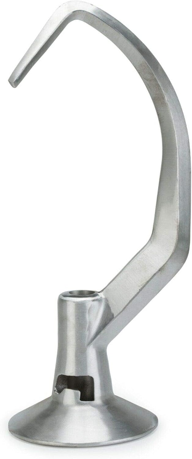 Straight Dough Hook for Hobart Classic Mixer – Durable Cast Aluminum Attachment for Efficient Mixing – Ideal for Heavy-Duty Baking, Bread, and Dough Prep (60 QT)