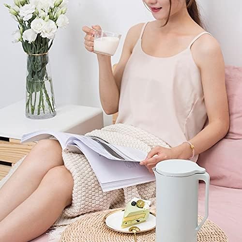 Soymilk Machine Mini Soy Milk Maker Soya-Bean Milk Electric Juicer Blender Rice Paste Maker Filter-free(E)