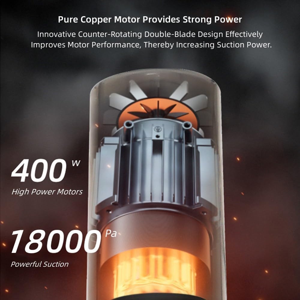 Corded Stick Vacuum Cleaner and Mop in One, Mop Vacuum Combo, 18000pa Suction Lightweight Powerful Upright Vacuum Cleaner and Mopping, Household Wet Dry Vacuum Cleaners for Home Hard Floor Pet Hairs