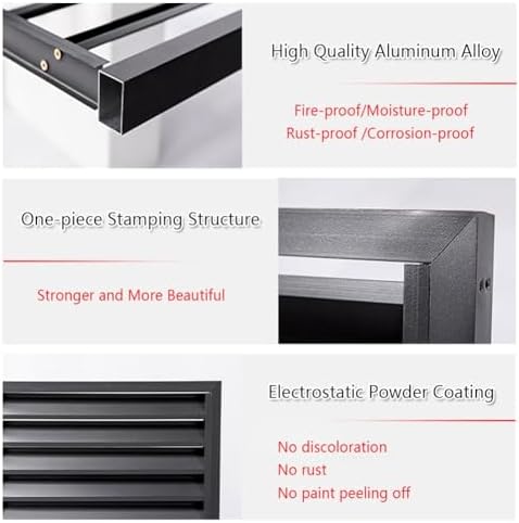 Air Conditioner Cover For Outside Unit Aluminum Air Conditioner Fence Screen Rack Air Conditioner Flower Stand For Garden Patio Waterproof Brown White Grey (Color : White, Size : 1