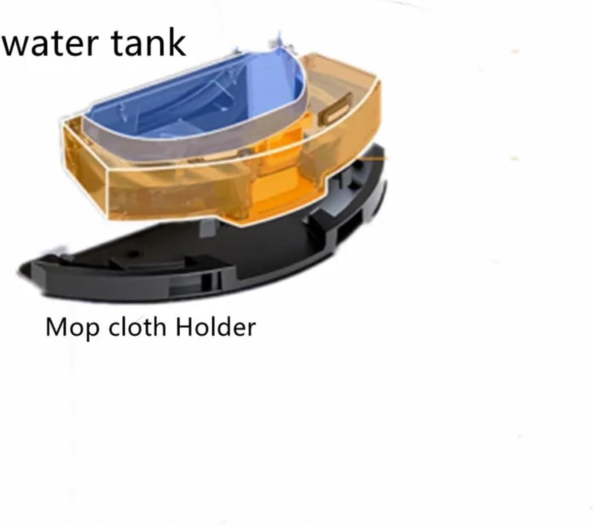 2 in 1 Water Tank with Dust Box Charging Dock，Compatible for TWINBOT 001 Robot Vacuum Cleaner Accessories Parts with Hepa Filter