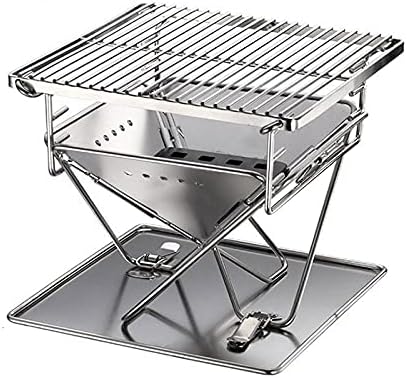 Portable Stainless Steel BBQ Grill Folding BBQ Grill Outdoor BBQ Grill Camping Picnic Barbecue Tool Barbecue Accessories