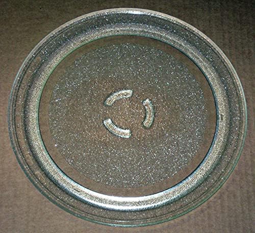 30QBP4185 Microwave Glass tray Plate fit for Whirlpool 4393799, PS373741, AP3130793, 8206226