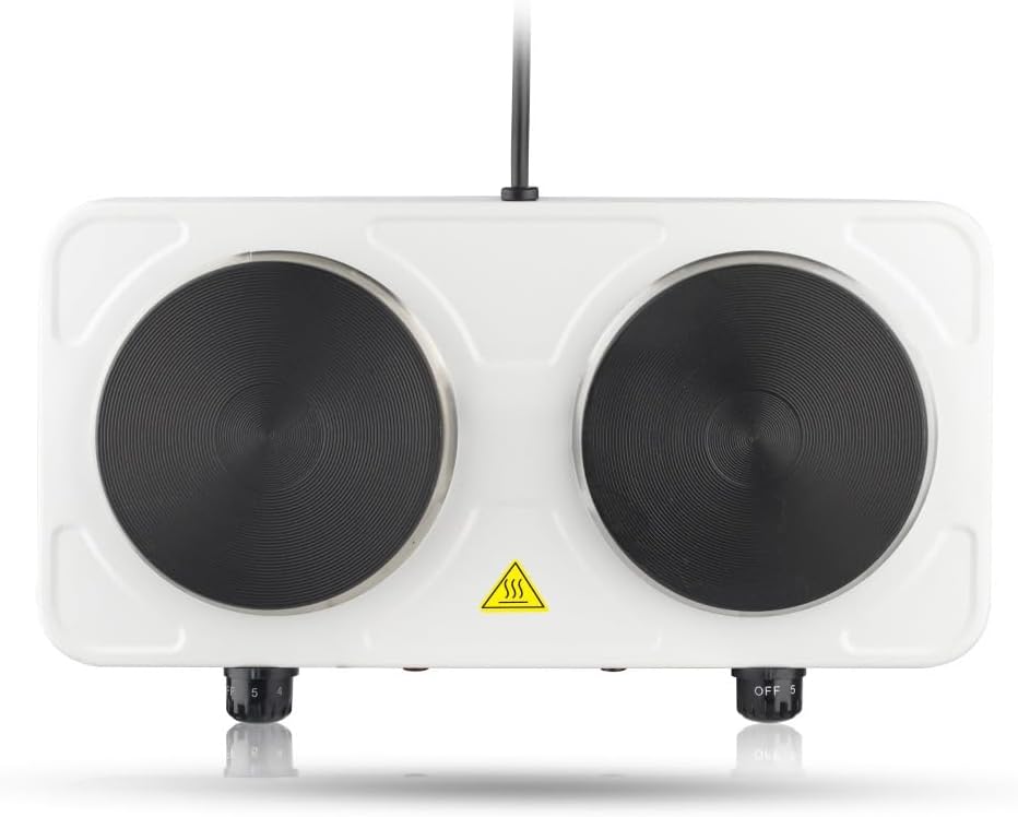 Dual-Head Electric Ceramic Cooker - Compact Household Appliance, Multi-Functional Small Electric Stove