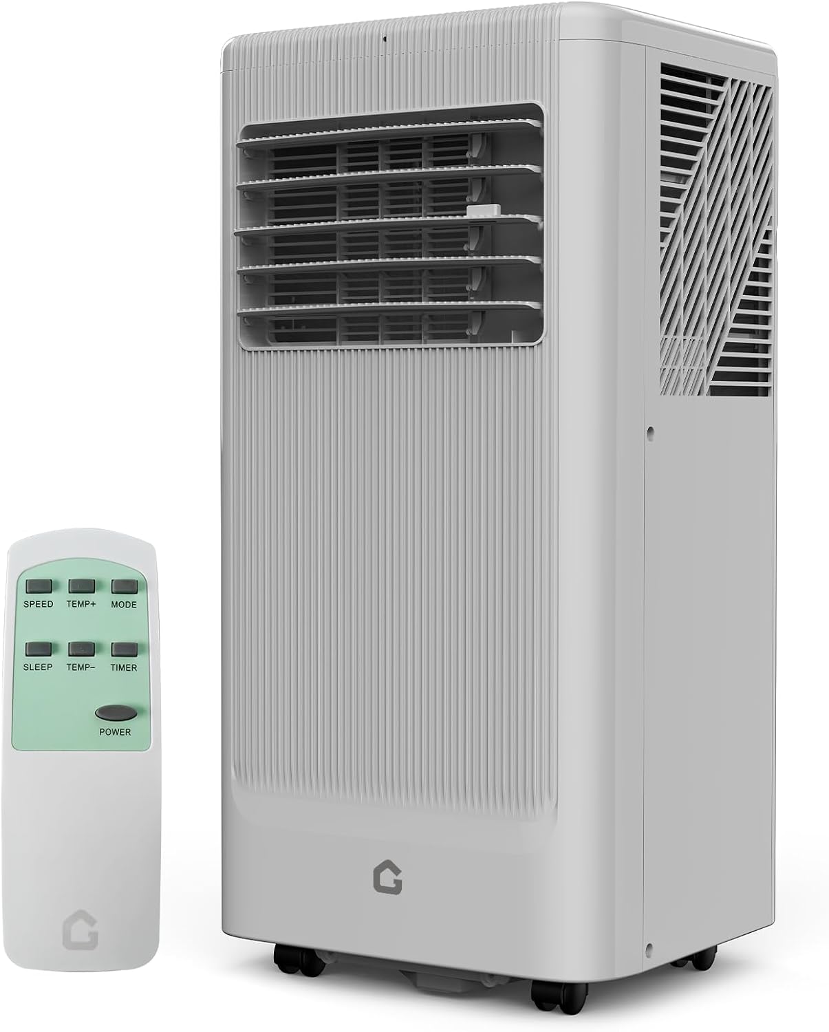 10000 BTU Portable Air Conditioner, Quiet 3 in-1 Cooling Unit for Rooms Up to 450 Sq.Ft, Includes Dehumidifier & Fan Modes, Remote Control, Sleep Mode – Perfect for Bedrooms & Apartments