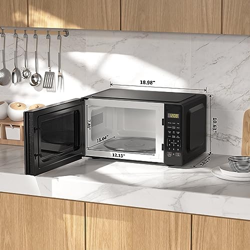 0.9 cu. ft. Countertop Microwave Oven, 900 Watts (Color : Stainless Steel)