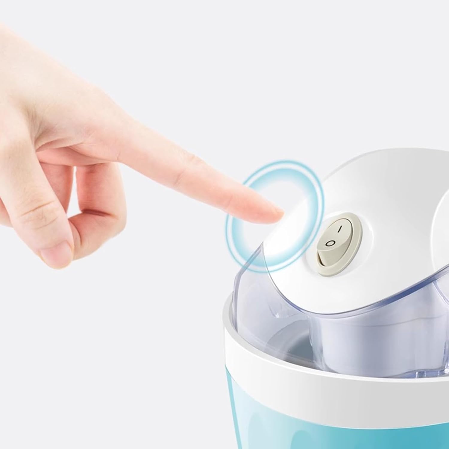 Ice Cream Maker Ice Cream Machine Home Made Fruit Yogurt Ice Cream Machine Fully Automatic Small Ice Cream Machine DIY Table Top Ice Cream Machine，Fun Kitchen Appliance (Color : 1)