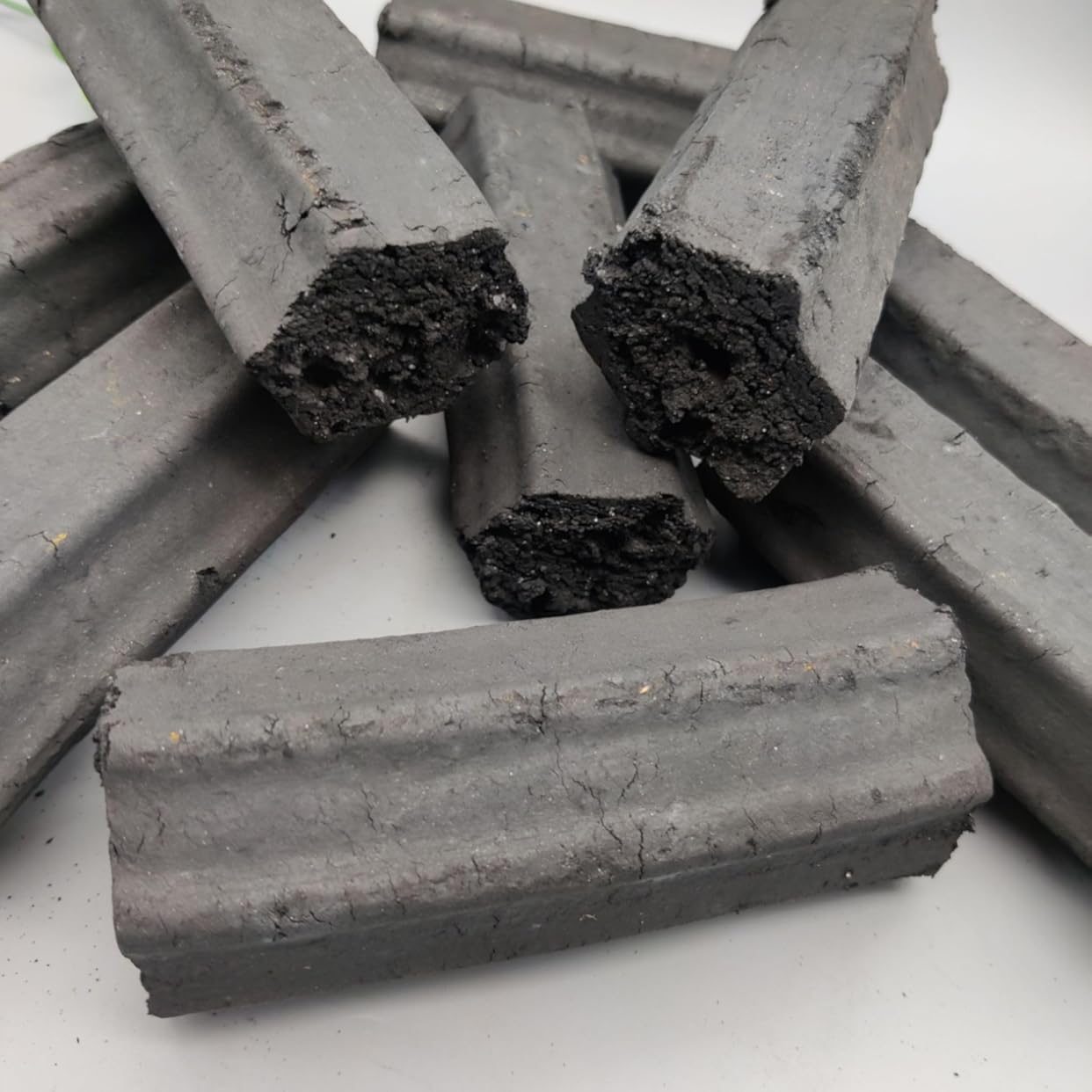 LUMIXA Smokeless Hardwood Charcoal Briquettes Long Lasting BBQ Charcoal for Grilling Heating All Natural Black Charcoal (4)